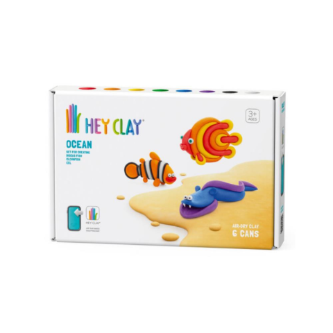 Hey Clay Hava ile Kuruyan Kil (6'lı kutu) - Okyanus (Palyaço balığı, Discus Balığı, Yılan Balığı)