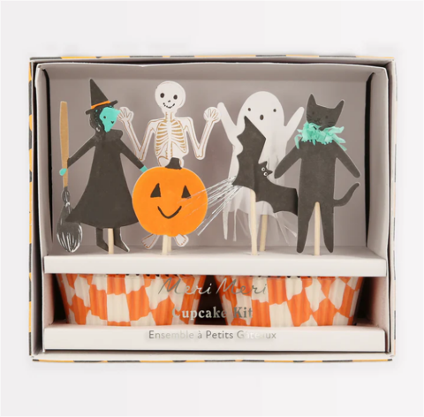 Meri Meri - Happy Halloween Cupcake Kit - Cadılar Bayramı Cupcake Kit (24'lü)