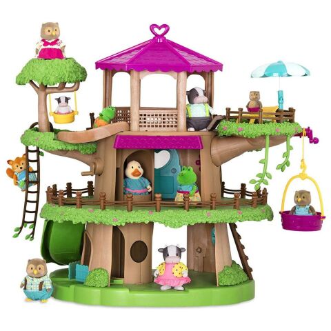 Li'l Woodzeez Ağaç Ev - Toy Treehouse with Accessories