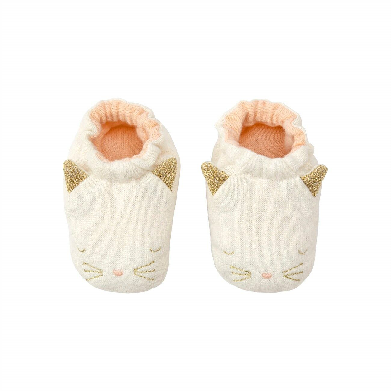 Meri Meri - Cat Baby Booties - Kedili Bebek Patiği