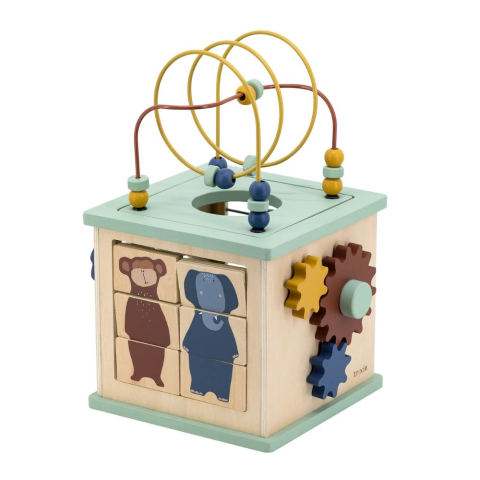 Trixie - Wooden 5-In-1 Activity Cube - Ahşap Aktivite Küp