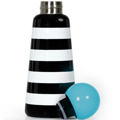 Lund London - Stripes & Sky Blue Skittle Water Bottle 500 ML Termos