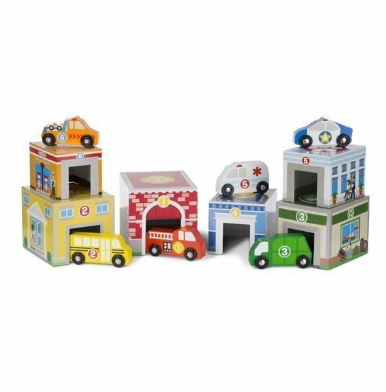 Melissa&Doug Diz Oyna Kule - Binalar ve Araçlar