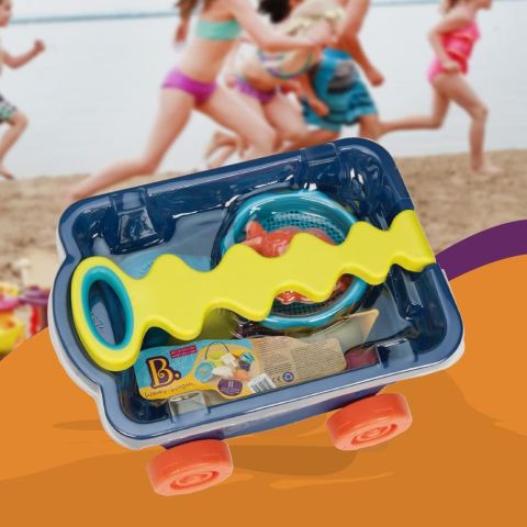 B.Toys Lacivert Plaj Vagonu / Wavy-Wagon - Travel Beach Buggy