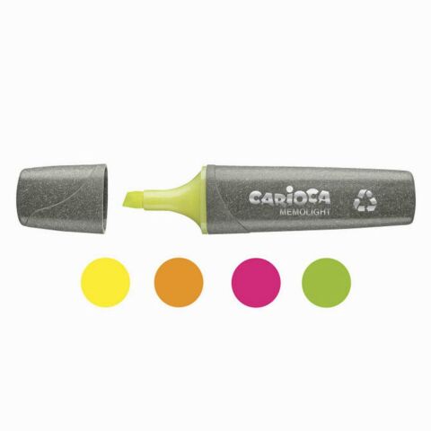 Carioca Eco Family Memolight Fosforlu İşaretleme Kalemi 4 Renkli