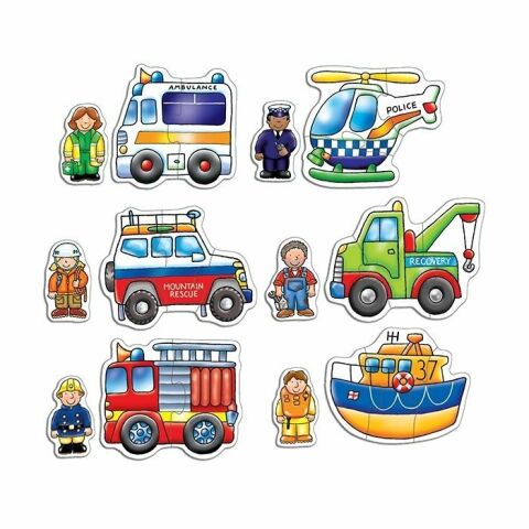 Orchard Toys Kurtarma Ekibi Yapbozu (Rescue Squad Puzzle) 2+Yaş