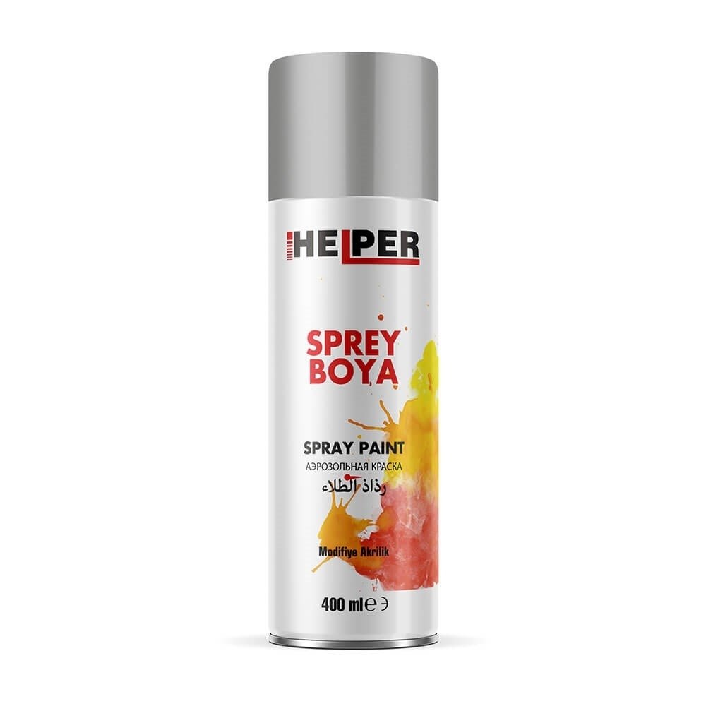 Helper Sprey Boya Metalik Gri 9006 400 ML 12adet(1koli)