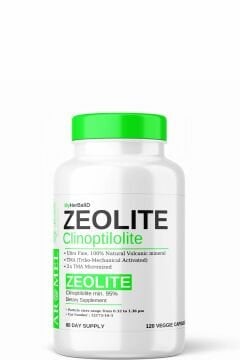 Zeolit Tozu Kapsül | 120 Adet | 1 Mikron Ultra Fine | MHA Zeolit , TMA Zeolit (Tribo-Mechanical Activated)