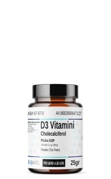 Aromel D Vitamini Kolesalsiferol  | 25 gr | D3 Vitamini Aktif 7-dehidrokolesterol