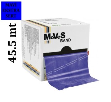 MSD Moves Band Pilates Bandı 45.5mt | Egzersiz Bandı | Mavi/E.Sert