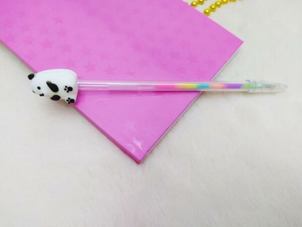 1 Adet Ayıcık Panda Jel Kalem Okul Ofis Kırtasiye Ögrenci Yazdıkca Renk Degiştiren Kalem