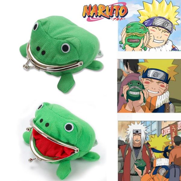 Cüzdan Kurbağa Anime Naruto Sevimli Peluş Bozuk Para Cüzdanı