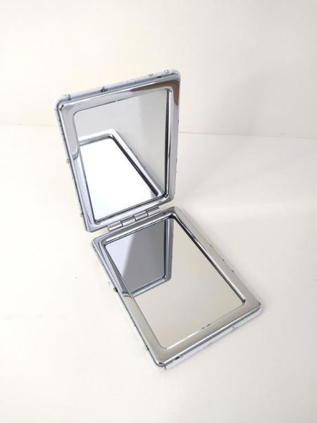 Ayna Taşınabilir Cep Çanta Makyaj Büyüteç Ayna Dikdörtgen Ayna 13932