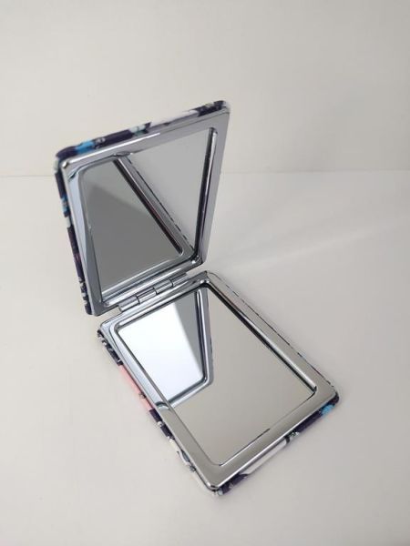 Ayna Taşınabilir Cep Çanta Makyaj Büyüteç Ayna Dikdörtgen Ayna 14006
