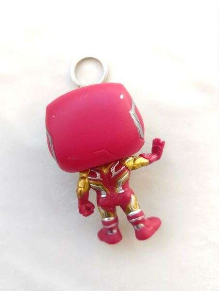 Iron Man Funko Pop Figür Anahtarlık Çanta Süsü Karakter Figür Oyuncak  9 cm