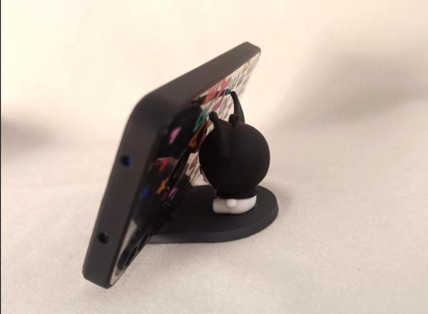 Telefon Tutucu Sanrio Kuromi Silikon Telefon Standı Karakter Figür Oyuncak