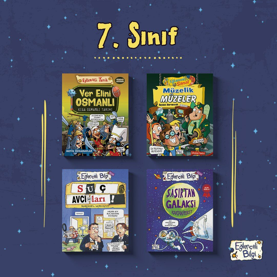 7. Sınıf Eğlenceli Bilgi Kitap Seti (4 Kitap)