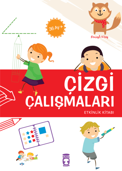 Çizgi Çalışmaları Etkinlik Kitabı (36 Ay)