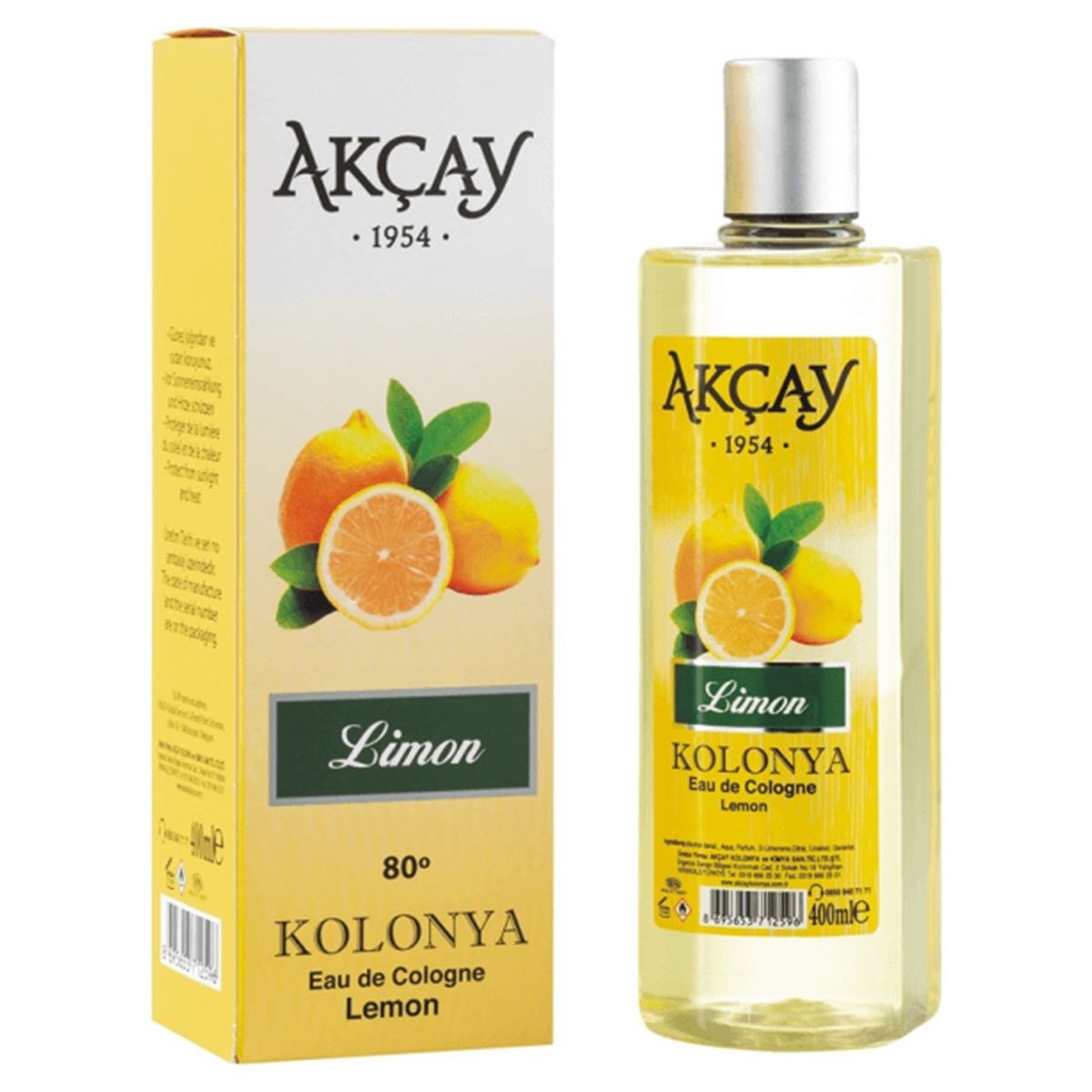 Akçay Limon Kolonyası 80° 250ml