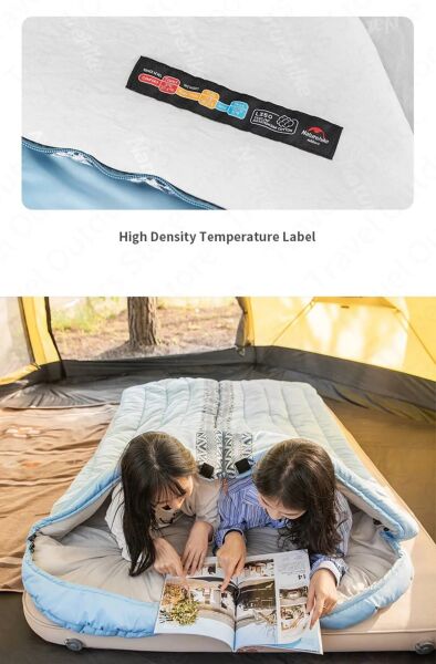 Naturehike Zarf Tarzı Kapüşonlu Uyku Tulumu -15°C Gri Right