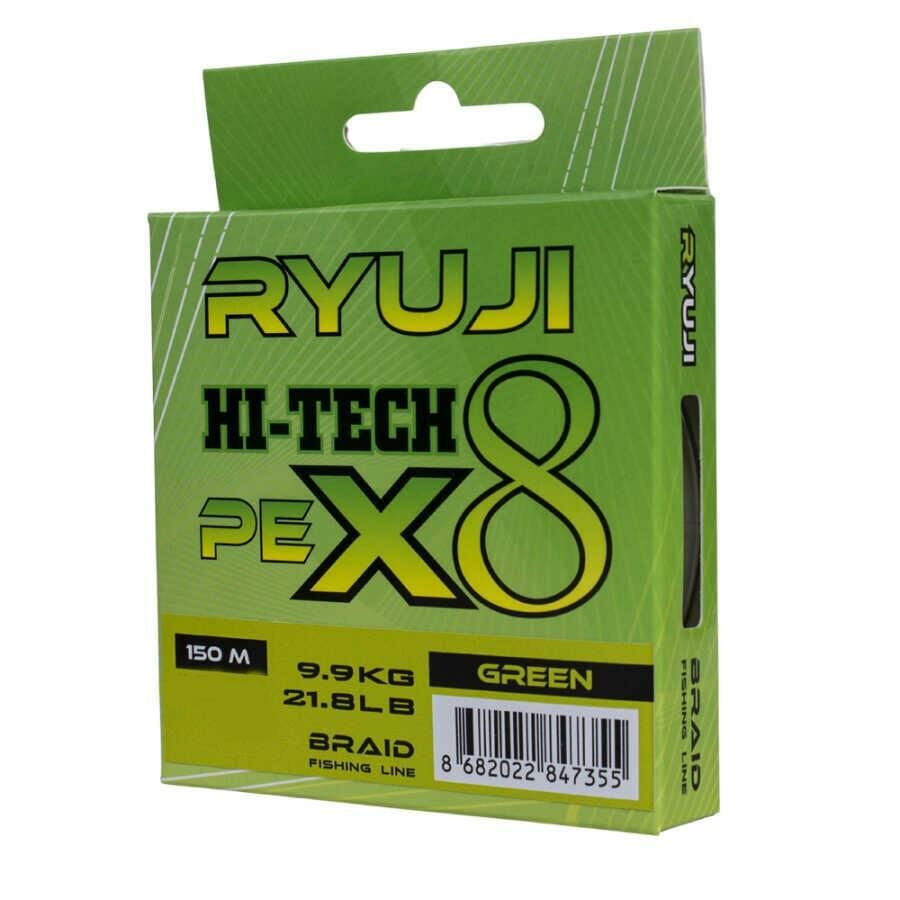 Ryuji Hi-Tech x8 Green İp Misina 150mt