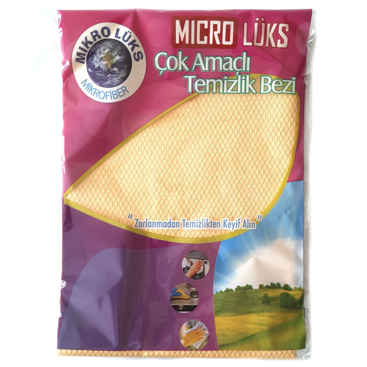 Micro Lüks Çok Amaçlı Mikrofiber Temizlik Bezi