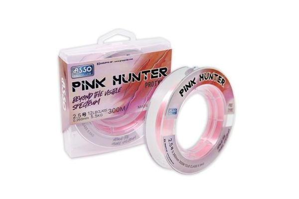 Asso Pink Hunter Surf FC COATED Visible Line Misina 300 mt
