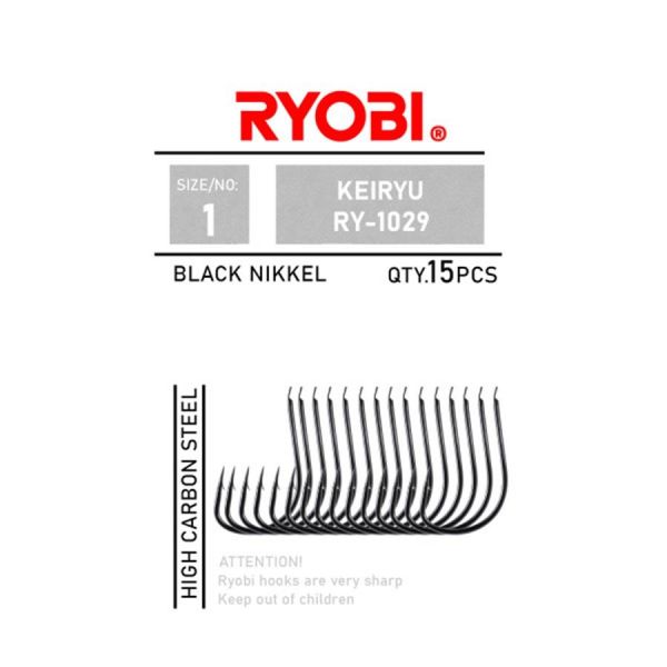Ryobi Keiryu RY-1029 Black Nickel Olta İğnesi