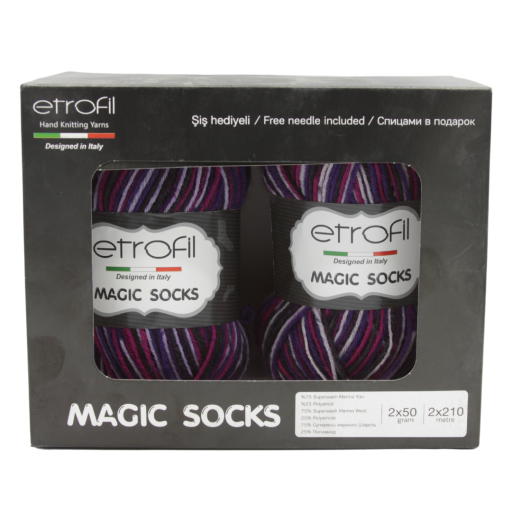 Magic Socks Kit (Mor Tonları)