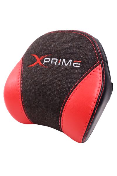 XPrime Tyler Oyuncu Koltuğu Hybrid Kumaş 4D Kolçak Ayak Uzatmalı Kırmızı