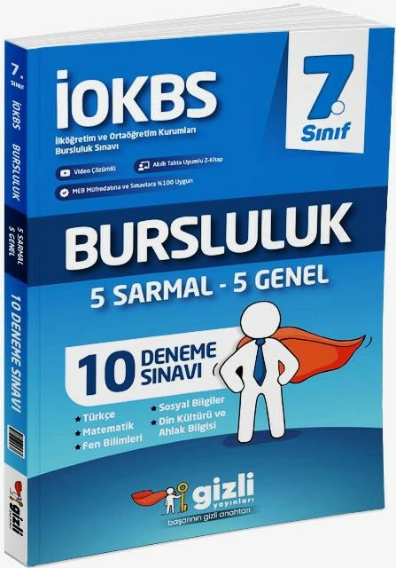Gizli 7. Sınıf İOKBS Bursluluk 10 Deneme Sınavı