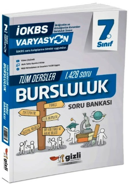 Gizli 7. Sınıf Tüm Dersler Bursluluk Soru Bankası Varyasyon Serisi
