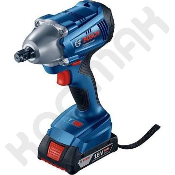 Bosch Proffesional Gds 250-Li 18 volt 3 Ah Çift Akülü Somun Sıkma - Çok Fonksiyonlu Çakı Hediyeli -