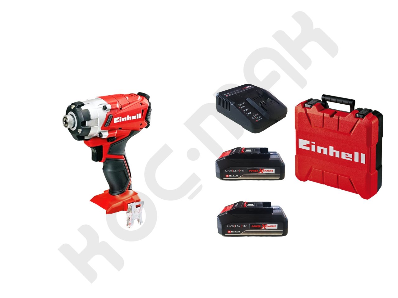 Einhell TE-CI 18/1 Lİ 2 Adet 18V 2,5 Ah Akülü Ve Çantalı Vidalama