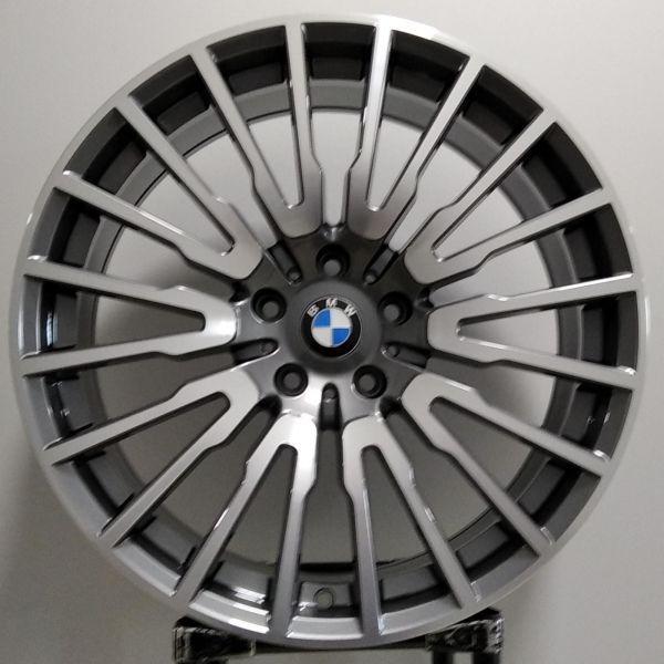 20'' 5x112 66.5 Gun Machined Jant Takımı (Ön 8.5x19 ET30 | Arka 9.5x19 ET38) DY-1050