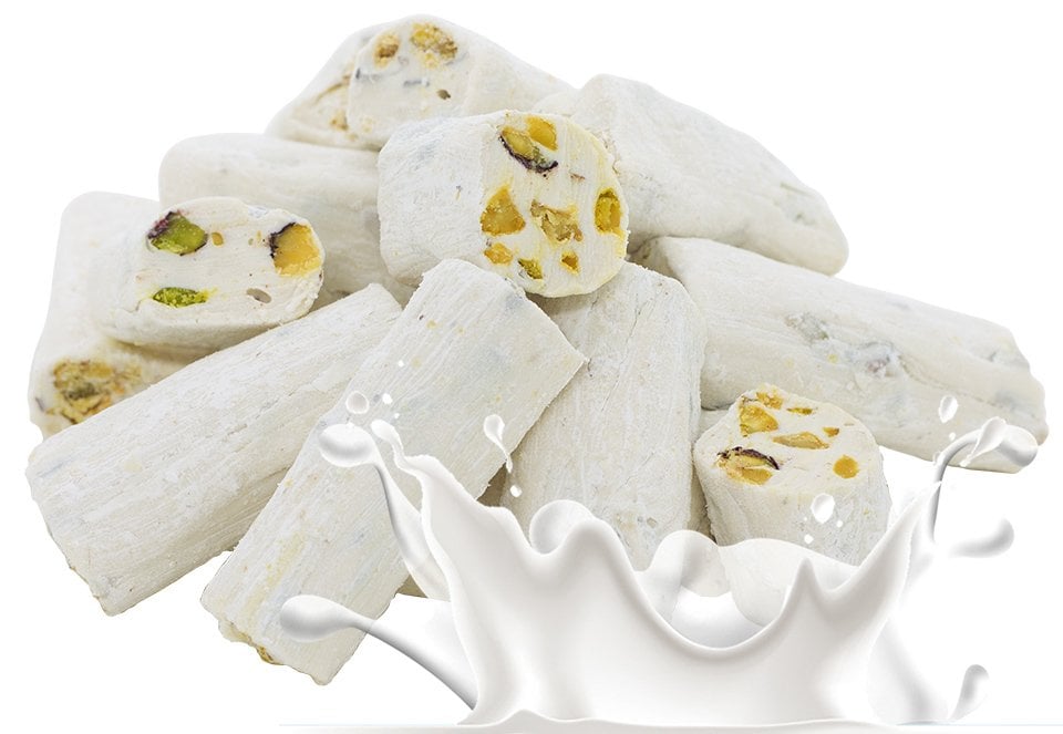 Süt Aromalı Antep Fıstıklı Fitil Lokum 500 gr