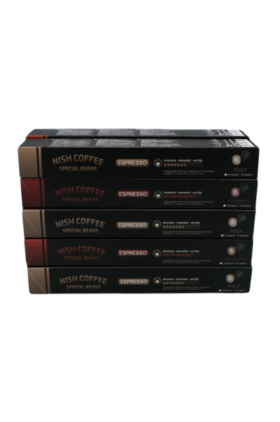 Nish Nespresso Uyumlu Kapsül Kahve 10'lu Set (5x İtaly-5x Ristretto)