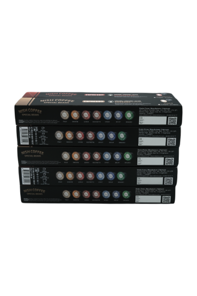 Nish Nespresso Uyumlu Kapsül Kahve 10'lu Set (5x İtaly-5x Ristretto)