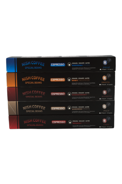 Nish Nespresso Uyumlu Kapsül Kahve 5 li Set