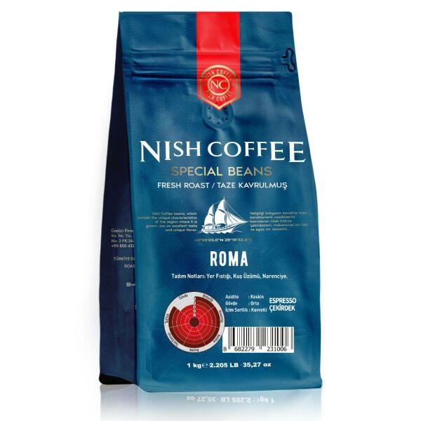 Nish Espresso Roma Kahve 1 Kg