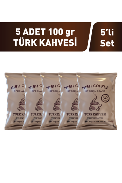 Nish Türk Kahvesi 5 x 100 gr