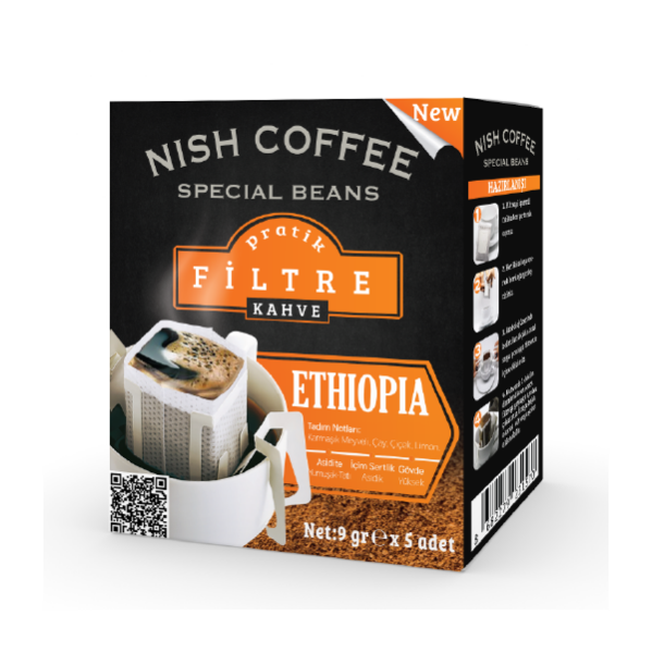 Nish Pratik Filtre Kahve Ethiopia 2'li