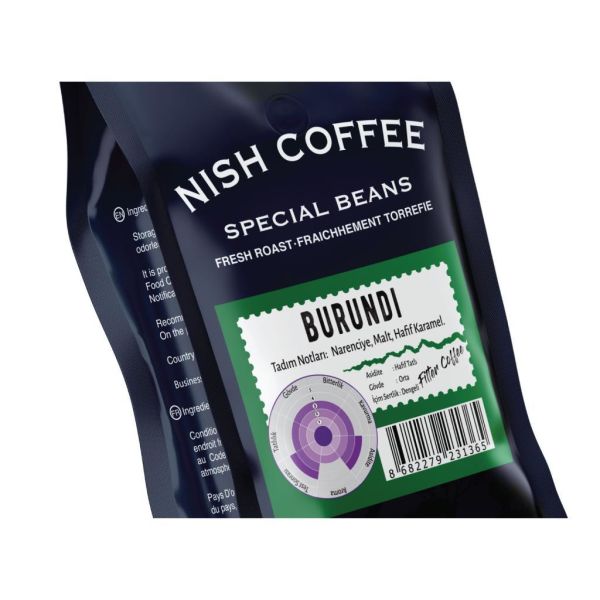 Nish Filtre Kahve Burundi 250 gr