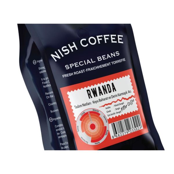 Nish Filtre Kahve Rwanda 250 gr