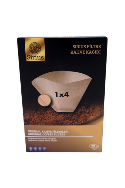 Sirius Filtre Kahve Kağıdı 1x4 40'lı