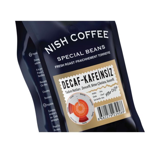 Nish Filtre Kahve Decaf Kafeinsiz 250 gr