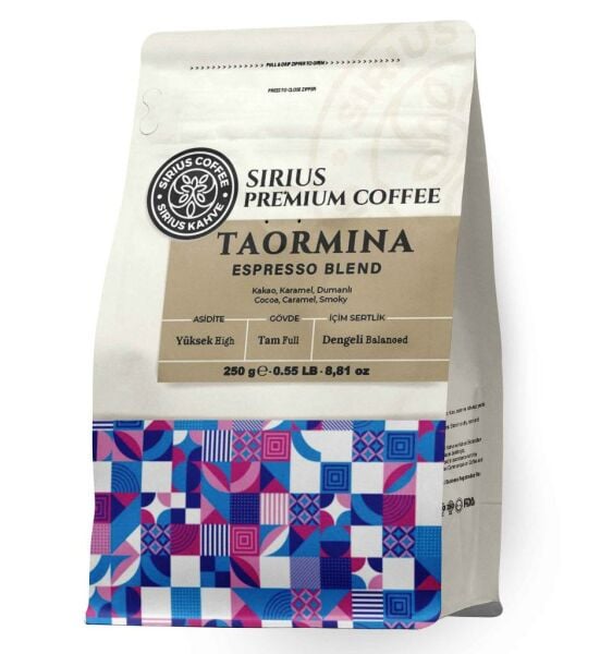 Sirius Premium Espresso Blend Taormina 250 gr