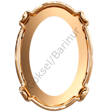 JOSEF BERGS 18x13mm Oval - 4 Delikli Yuva- Ham