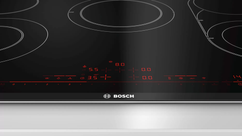 Bosch PKM875DV1D Siyah Cam Seramik Elektrikli Ankastre Ocak