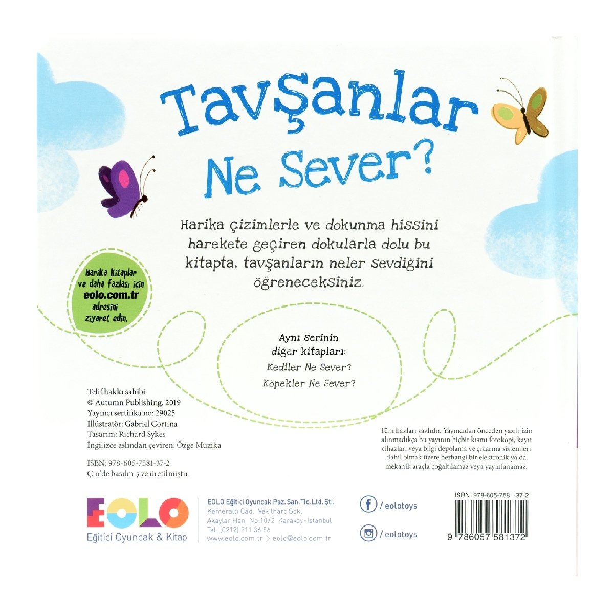 Eolo  Dokun-Hisset Kitaplar / Tavşanlar Ne Sever?